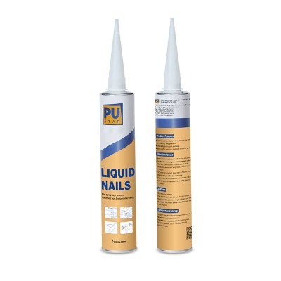 Transparent Nail Free Glue For Skirting Baseboard Gypsum Board Hardware Bonding